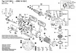 Bosch 0 601 384 641 GWS 14-125 C Angle Grinder 110 V / GB Spare Parts GWS14-125C